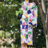 Girls Yukata Matcha 120cm