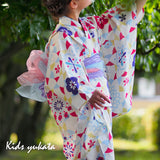 Girls Yukata Sorairo 100cm