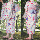 Girls Yukata Sorairo 100cm