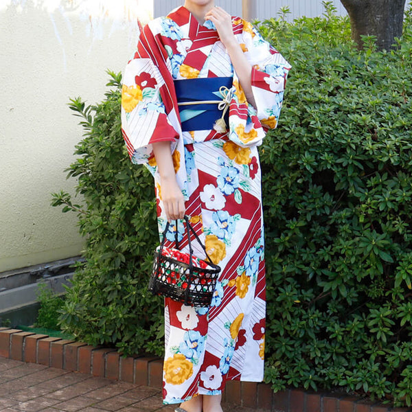 Yukata for Women Floral Pattern – Murata
