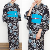 Yukata for Women Iris with Soft Obi Small Size
