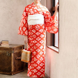 Yukata for Women Tie-dye Pattern Small Size