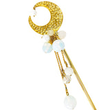 Kanzashi Moon & Pearl White