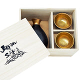 Sake Set Japan Gold Mino Yaki  1:2