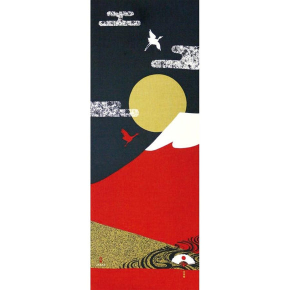 Tenugui Towel Hamamonyo JAPAN Fuji & Crane