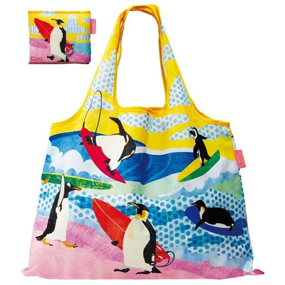 Eco Bag Penguin Surfer