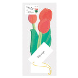 Greeting Card Red Tulips