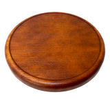 Round Tray Wood Grain Texture