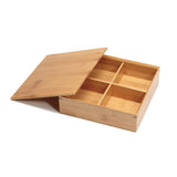 Bamboo Lunch Box Square 1-Tier Japan