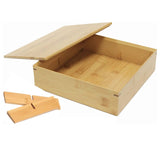 Bamboo Lunch Box Square 2-Tier Japan