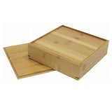 Bamboo Lunch Box Square 2-Tier Japan