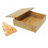 Bamboo Shokado Box Square 1-Tier 9-Masu