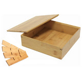 Bamboo Shokado Box Square 2-Tier 9-Masu