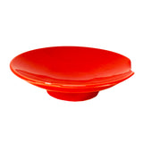 Round Chopstick Rest Plate Red