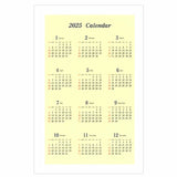 Greeting Card 2025 Calendar Tokaido Gojusanntsugi