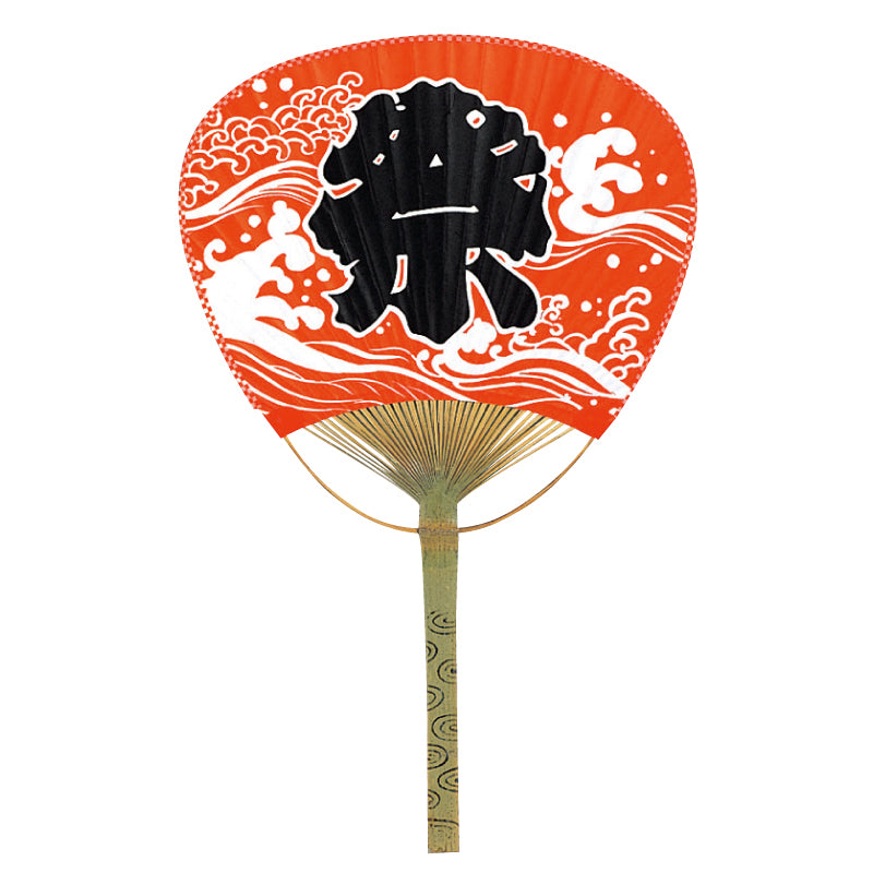 Bamboo Uchiwa Fan Matsuri Red – Murata