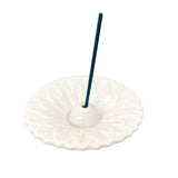 Incense Holder Flower White