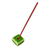 Incense Holder Block Green