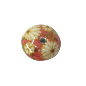 Incense Holder Red Chrysanthemum