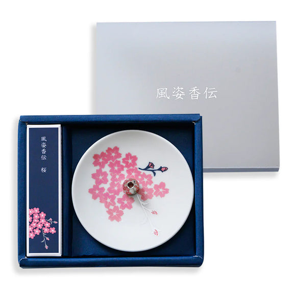 Youyouan Incense & Holder Gift Set Sakura