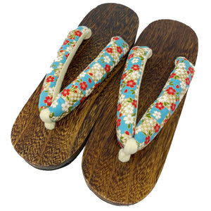 Geta Women Sakura Ichimatsu Blue