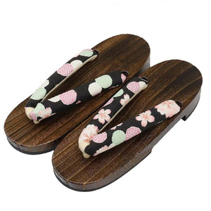 Geta Sakura Black 25cm