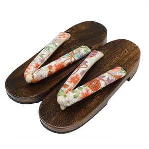 Geta Flower Shiro 25cm