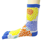 Tabi Socks Atsumekiku Blue