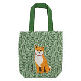 Tote Bag Seigaiha Green Shibata