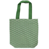 Tote Bag Seigaiha Green Shibata