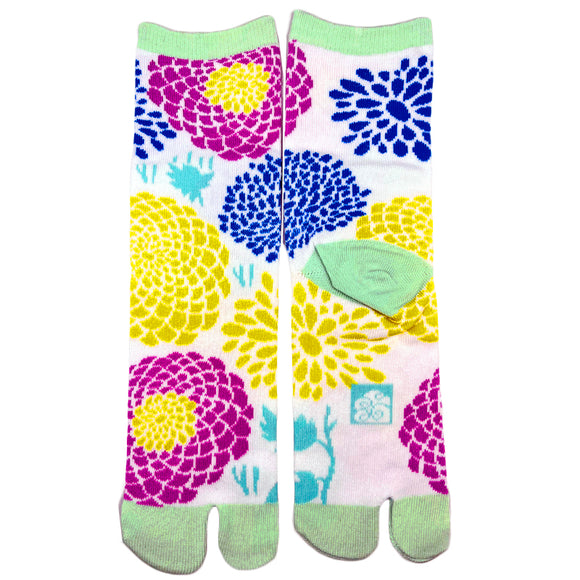 Tabi Socks Atsumekiku Pastel Green