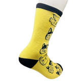 Tabi Socks Cat Face Yellow