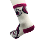 Tabi Socks Snake Dark Red