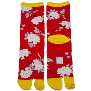 Tabi Socks Peony Red