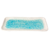 Oblong Plate Toruko Blue