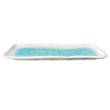 Oblong Plate Toruko Blue