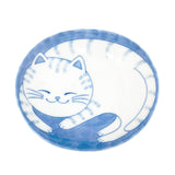 Oval Soy Dish Cat Tora