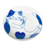 Oval Soy Dish Cat Mike