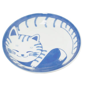 Round Plate Cat Tora