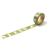 Washi Masking Tape Matcha Cat