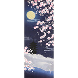 Tenugui Towel Hamamonyo Moonlight Sakura