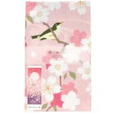 Tenugui Towel Hamamonyo Sakura & Uguisu