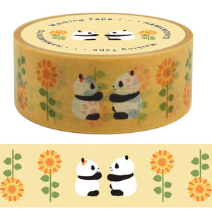 Washi Masking Tape Panda & Flower