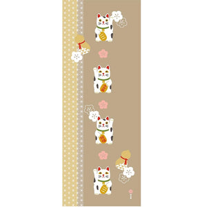 Tenugui Towel Hamamonyo  Hyotan & Manekineko