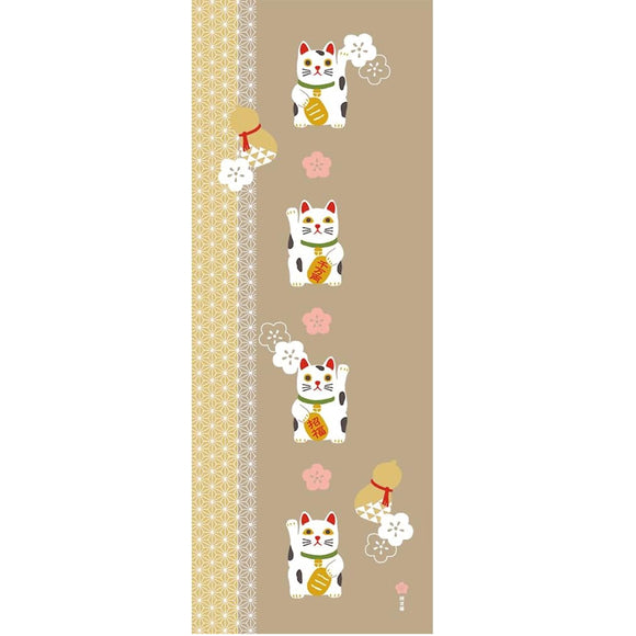 Tenugui Towel Hamamonyo  Hyotan & Manekineko