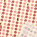 Mini Handkerchief Hamamonyo Flower & Cats