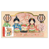 Greeting Card Hinamatsuri Momoiro