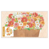 Greeting Card 3D Flower Basket