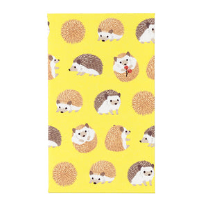 Money Envelopes 3pcs Animal Pochibukuro Hedgehog Yellow