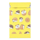 Money Envelopes 3pcs Animal Pochibukuro Hedgehog Yellow